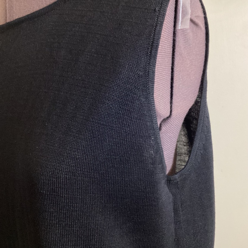 Maille Ishyu Silk Capsule Knit Tank Sz L Classic Basic Staple Elegant Minimalist - Picture 10 of 13